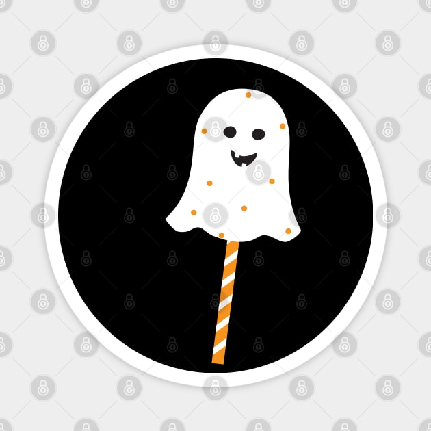 Happy Halloween gifts sweet ghost candy cartoon cute Magnet by sofiartmedia